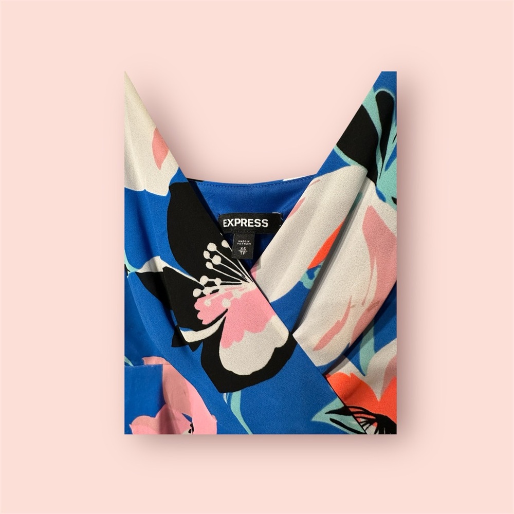 Floral Print Express Dress - Picture 4 of 4